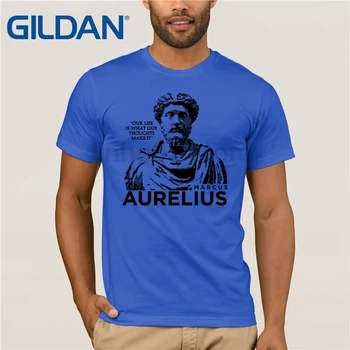 Filozofické Stoicism Hovorí Citát T-Shirt Marcus Aurelius Deň matiek Ms. T-shirt Vintage Posádky Krku