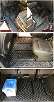 Dobrá kvalita! Vlastné špeciálne auto podlahové rohože pre Mercedes Benz Vito W447 9 8 7 miest 2019-nepremokavé koberce pre Vito 2018