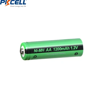 30pcs PKCELL Ni-MH aa 1200mAh 1.2 V, NiMH AA Nabíjateľné Batérie Priemyselné Bateria Batérie Tlačidlo Hore pre svetlá hračka