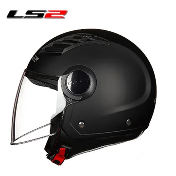 Pôvodné LS2 OF562 prúdenie vzduchu otvorte tvár motocyklové prilby jet skúter polovicu tváre motorky prilby vespa lete capacete casco