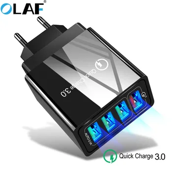 OLAF 3.1 4 port USB Nabíjačka, Rýchle Nabíjanie 3.0 pre Samsung iPhone Xiao tapety na Stenu Mobilný Telefón, Univerzálny Adaptér Rýchle Nabíjanie