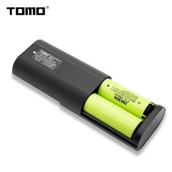 TOMO A2 26650 nabíjačka power bank prípade batéria úložný box DIY inteligentný čip s 2 výstup 2A max