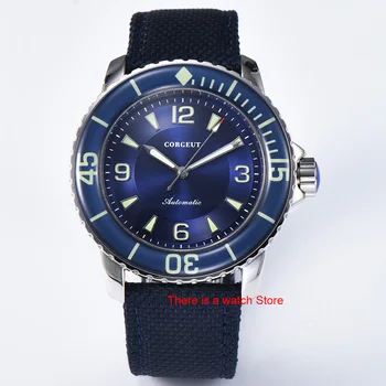 Corgeut 45mm, Sledujte Muž Šport hodiny luxusný top značky mechanické Svetelný Nepremokavé ruky Automatickom Vietor Retro pánske