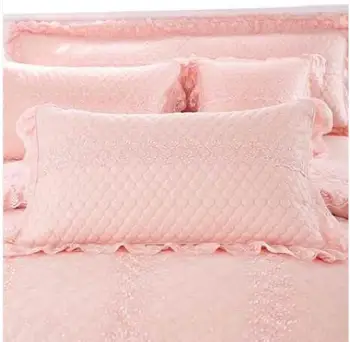 1.2/1.5/1.8 m, biela/ružová Bavlna pár obliečka na vankúš čipky dlho vankúš spánku obliečka na vankúš posteľ
