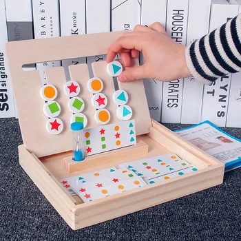 Montessori vzdelávacích drevená hračka Logické Tréning Koncentrácie Výučby Raného Vzdelávania a Múdrosti, Hračky, materiály Vzdelávania box