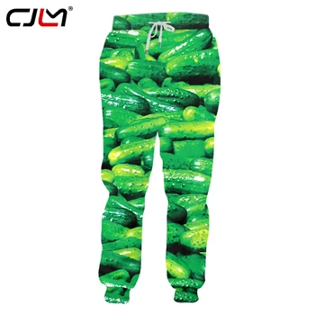 CJLM Muž Jar 3D Vytlačené Magic Muchroom Zelená Bezec Nohavice Krásne Nadrozmerné 5XL Oblečenie pánske Zimné Súpravy