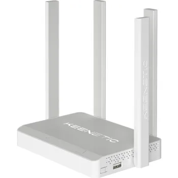 Keenetic Extra DSL AC1200 4 x5dBi Cloud VPN WPA3 Zosilňovač USB 4xFE VDSL2/ADSL2 + Fiber Oka WiFi Modem router