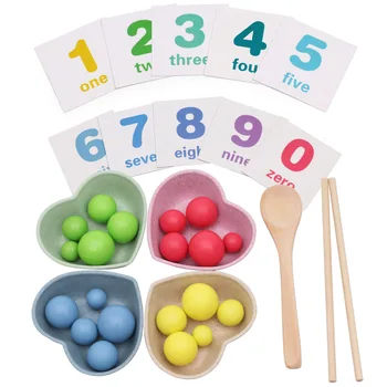 Deti Matematiku Hračky Deti Skoro Vzdelávacie Hračky Klip Korálky Multi-funkčné vzdelávanie Hračka Pre Deti, Montessori