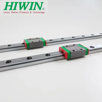 2 ks Hiwin lineárne sprievodca MGN9 150 200 250 300 330 350 400 450 500 550 mm MGNR9C železničnej + 4pcs MGN9C alebo MGN9H bloky prepravu CNC