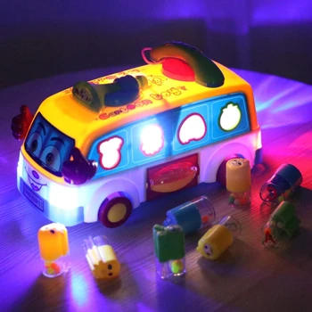 Lietadlo/autobus toy model detských hračiek duševného lietajúce hračka model hudba/svetlo/zvuk je vhodný pre deti
