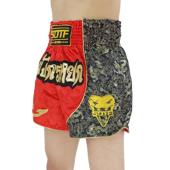 MMA boxerské športové fitness Tiger Muay Thai osobnosti priedušná boxerské šortky päsť nohavice so systémom bojuje lacné mma šortky sanda