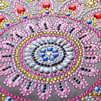 5D DIY Diamond Maľovanie Špeciálne Tvarované Kvet Remeselné Vyšívanie Obraz Kamienkami Diamond Výšivky Mandala Darček
