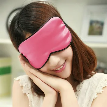 Hodváb Oko Kryt Na Zakrytie Spánku Maska Tieni Spanie Pomoci 10 Farebných Možností Jedna Veľkosť