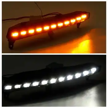 Predný Nárazník Led Zase Signálneho Svetla Na Audi Q7 2006-2009 Hmlové Svetlo Lampy Denných Prevádzkových Svetla Drl Blikať Svetlometu Príslušenstvo