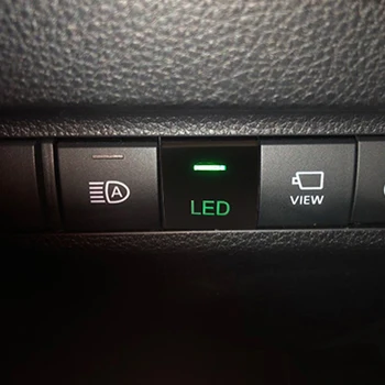 Auto LED Spínač Tlačidlo Pre Toyota Camry Corolla RAV4 2018 2019 2020 Pre Pôdy Cruiser Prado 150 Série Altis 2020