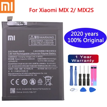 Originálne Náhradné Batérie Telefónu BM3B 3300mAh Pre Xiao Mix-2 / Mix 2S Vysoká Kapacita Batérie Telefónu Bezplatné Nástroje