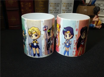 Doprava zadarmo Sailor Moon Hrnček cup domov odtlačkový mlieko pivné poháre procelain šálku čaju keramické hrnčeky kávy