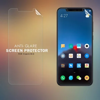 Pre Xiao Mi 8 Pro Screen Protector NILLKIN Super Clear/Matný Mäkký PET Ochranná Fólia pre Xiao Mi8 SE/Mi Explorer 8