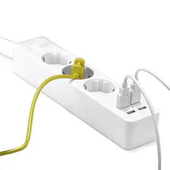 EÚ Plug Power Strip Siete Filter Cestovné Prenosné Zásuvky 2A Rýchle Nabíjanie 4 USB Port 1.8 M Kábel usb pre chytré telefóny, Tablety