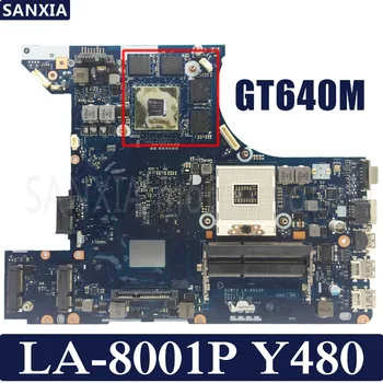 KEFU QIWY3 LA-8001P Notebook základnej dosky od spoločnosti Lenovo Y480 Test pôvodnej doske GT640M