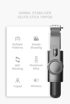 NOVÝ Mobilný telefón, stabilizované selfie stick Anti-shake ručné gimbal video streľba stabilizátor Gyroskop L08 statív selfie stick