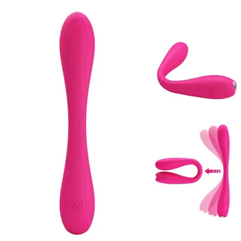Nové Dosť lásky, ohybný vibrátor G-spot aj U shape páry, sexuálne hračky, magický prútik 12 Rýchlosti Vibrátory pre ženy vibračné dildo