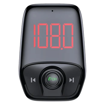 FM Modulátor Bluetooth 5.0 Handsfree Súprava do Auta MP3 Audio Prehrávač S 5v 2.4 Rýchle Auto, Auto Nabíjačka