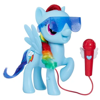 Hasbro Môj Malý Pony Hračky Spevák Hmlovina Dieťa Pony Bábiky Reproduktor mikrofón Priateľstvo je Magic Dúha Poníka Model Dievča, Darček