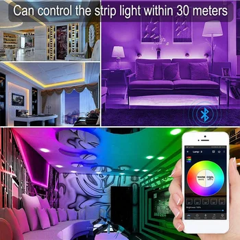 LED Controller, Bluetooth Oka Smart RGBW Radič Pre LED Pás Svetla, Viac 64 LED Pásy Spolupráce, Také Farby, Su