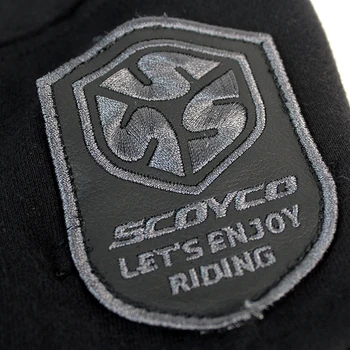 SCOYCO Motocykel Závodná Hoodie Bežné bunda Teplá Ochranné Vetrať, Oblečenie Bunda na Motocykel Windbreaker Oblečenie Mužov ST01