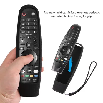 Pre LG Smart TV, Magic Remote Control Prípadoch SIKAI Smart OLED TV Ochranné Silikónové Obaly Diaľkový ovládač AN-MR600