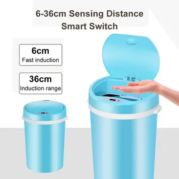 Automatické Indukčné Koša 16 L Touchless Smart Infračervený Snímač Pohybu Odpadu Odpad Bin Eco-friendly Odpadu, Smetí Bin