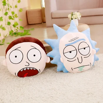 Rick a Moti sedacie vankúše roztomilý kreslený vankúš anime hračka baby sprievodné spánku upokojiť bábika prázdninový darček Vianočný darček