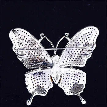 Nádherné Ružové AAA Zirkón Motýľ Brošne Krásne Hmyzu Brošňa Pin Svadobné Svadobné Doplnky pre Ženy Darček
