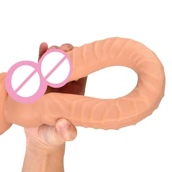 Dlhý popruh na hračky nohavičky realistické bez ramienok dildo s prísavkou obrovský jelly vibrátor kôň penis sexuálne hračky pre lesbické ženy