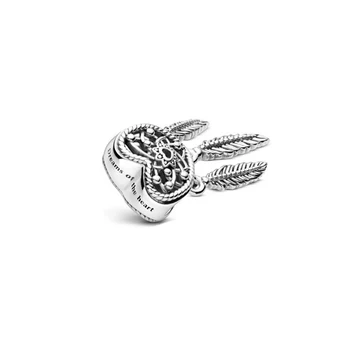 2020 Jeseň Nové 925 Sterling Silver Strieborné Korálky Láska Dream Catcher Kúzlo Fit Pôvodné Pandora Náramky Ženy DIY Šperky