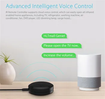 Mini NEO WiFi IČ Remot Kontrolu Inteligentné Diaľkové ovládanie Pre klimatizácia, TV Podporu Echo Domovská stránka Google IFTTT urob si sám