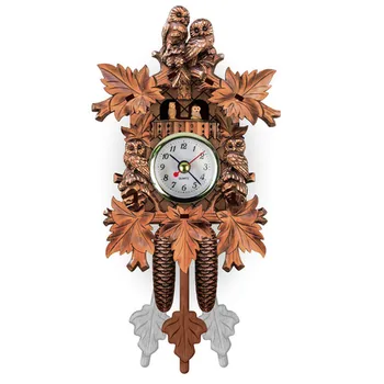 Kreatívne Kukučkové Nástenné Hodiny Bird Alarm Clock Dreva Visí Hodiny Čas, Reštaurácia, Domáce Dekorácie Vintage Obývacej Miestnosti Dekorácie