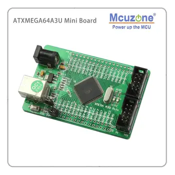 ATxmega64A3U Mini Dosku USB program PDI JTAG XMEGA64A3 U 64A3U AVR ATMEL MIKROČIP 7UART
