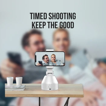 Inteligentný Selfie Streľba Gimbal 360 Auto Detekcia Tvárí Držiaka Telefónu 360 Selfie Stick Pre Vlog Záznam Youtube Ako Apai Genie