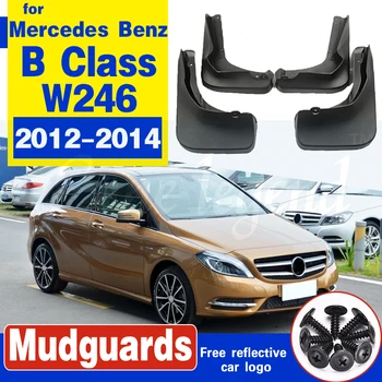 Pre Mercedes Benz B Trieda W246 2012~Mudflap Blatník Mud Guards Klapky Blatníky Blato Klapka Splash Stráže Auto Príslušenstvo
