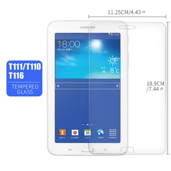 9H Screen Protector Samsung Galaxy Tab 3 7.0 Lite Tvrdeného Skla pre Samsung Tab3 Lite T110 T111 T116 7