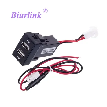 Biurlink DIY Dual Port USB Nabíjanie Dashboard Mount Auto Panel USB Nabíjačku pre Ford pre Telefón, Tabliet PDA