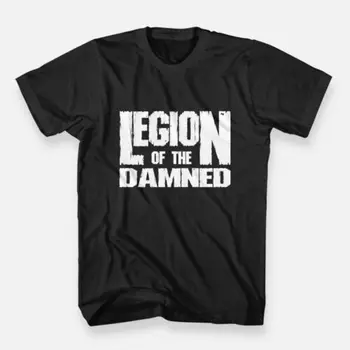 Légie Zatratených Death Metal Krátke Čierne tričko Letné Krátke Rukávy Bavlna T-Shirt top čaj