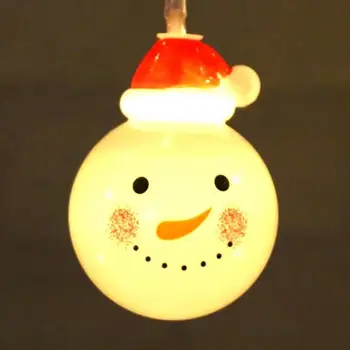 3,5 m Santa Claus Snehuliak Svetlometu String Svetlo EÚ a USA Plug Vianočné Dekorácie Pre Domov Víla Svetlo Vianočný Strom Dekorácie