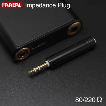 FAAEAL Vodič Slúchadlá Impedancia Plug 80 220 ohmov potlačenie Šumu Adaptér 3,5 mm Jack, Profesionálne Zníženie Hluku Filter Plug