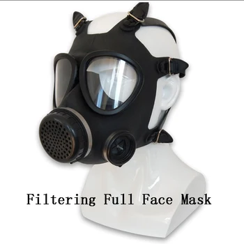Celotvárová Maska formaldehyd Ochrany Grimasa Gumy Hlavu Noste Respirátor Farby na Striekanie Dekorácie Plynová Maska, Chemickú Ochranu