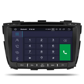Pre KIA SORENTO Android10 Rádio 2013 Multimediálne AudioPX6 Auto DVD Prehrávač, GPS Navi Vedúci jednotky Autoradio kazetový rekordér