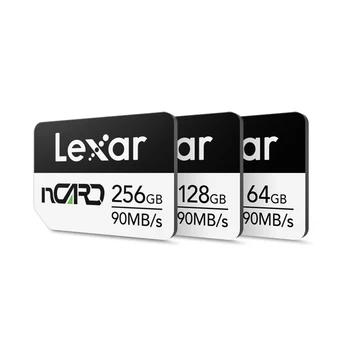 Pôvodné Lexar nCard 64GB 128 gb kapacitou 256 GB Nano Card High Speed Flash Telefónu Pamäťovú Kartu Max 90MB/s NM Karty Pre Huawei P30 Mate 20