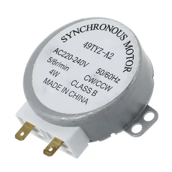 AC 220-240V 50/60Hz 5/6RPM 4W Gramofónu Synchrónny Motor pre miniwave Rúra Mikrovlnná rúra príslušenstvo